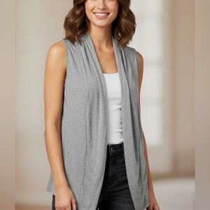 Forever 21 Gray Sleeveless Vest